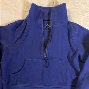 Lululemon Blue Half-Zip Pullover